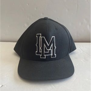 Les Mills LM Design Reebok Black Snap Back Flatbill Hat New With Tags 2014